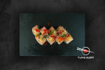 Toppede inside-out Flammegrillet